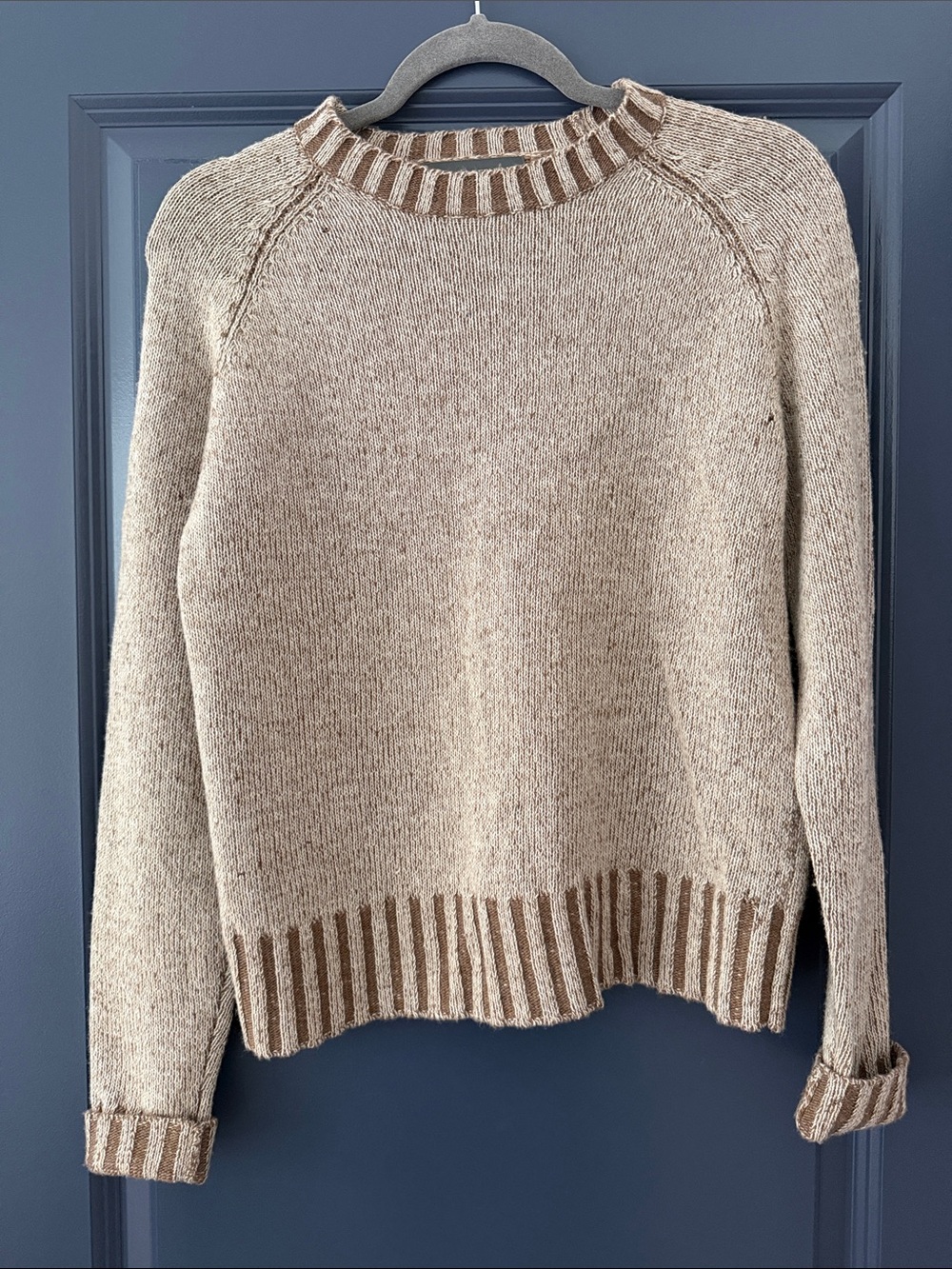 5/$25 BANANA REPUBLIC tan wool sweater